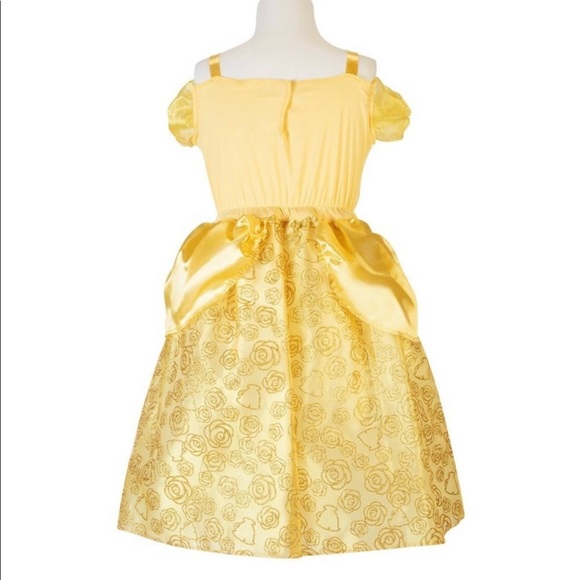 NWT Disneys princess Belle from beauty & the beast dress 4-6x little girl - Picture 5 of 7